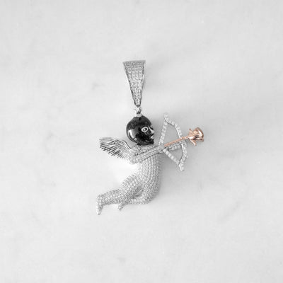 14k - "Cupid" Pendant - Ice Out NY