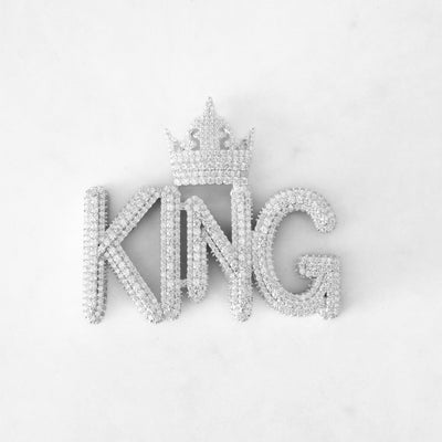 14k - "KING" Pendant - Ice Out NY