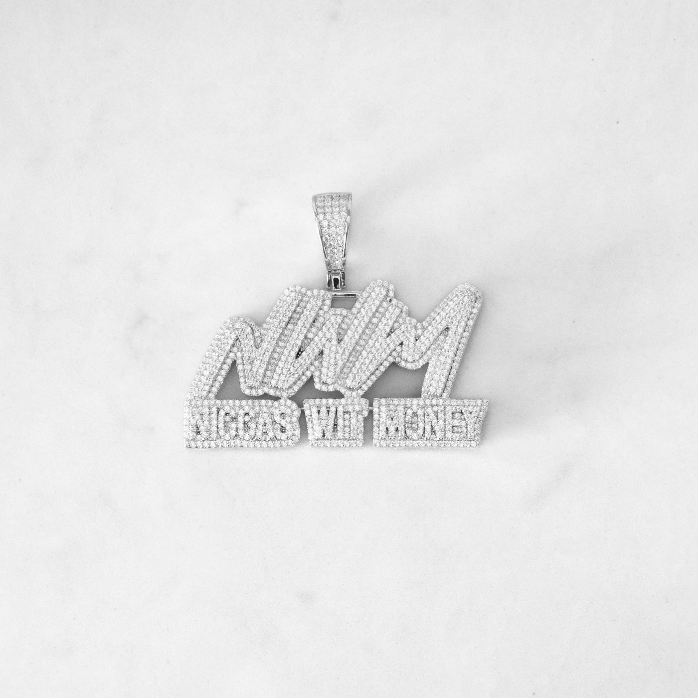 14k - "NWM" Pendant - Ice Out NY