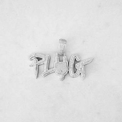 14k - "Plug" Pendant - Ice Out NY