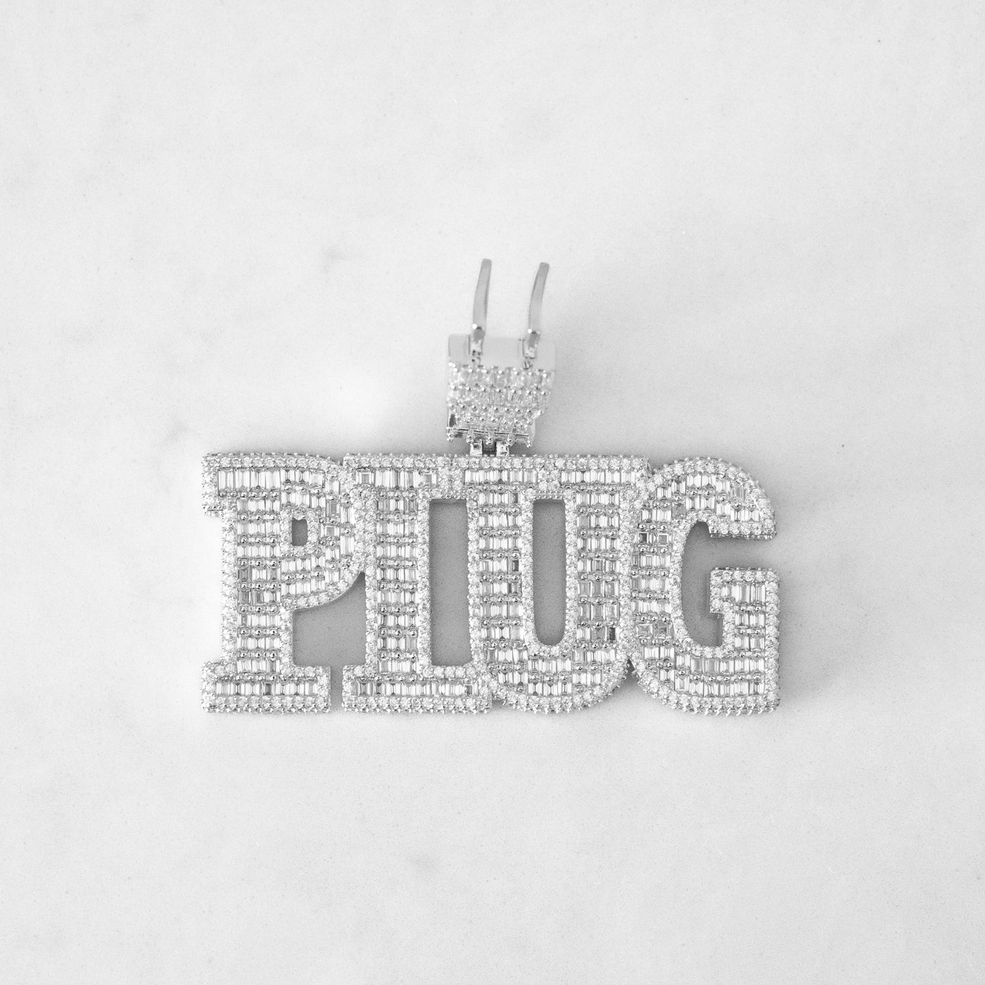 14k - "PLUG" Pendant - Ice Out NY