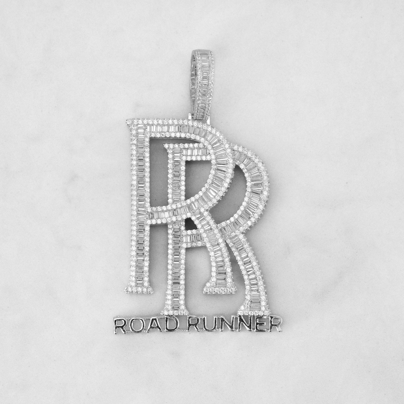 14k - "Road Runner" Pendant - Ice Out NY