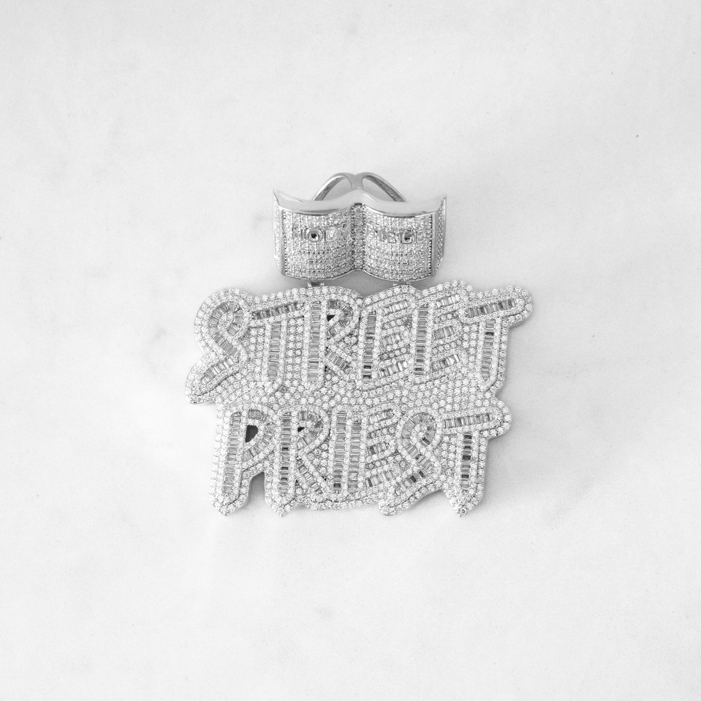 14k - "Street Priest " Pendant - Ice Out NY