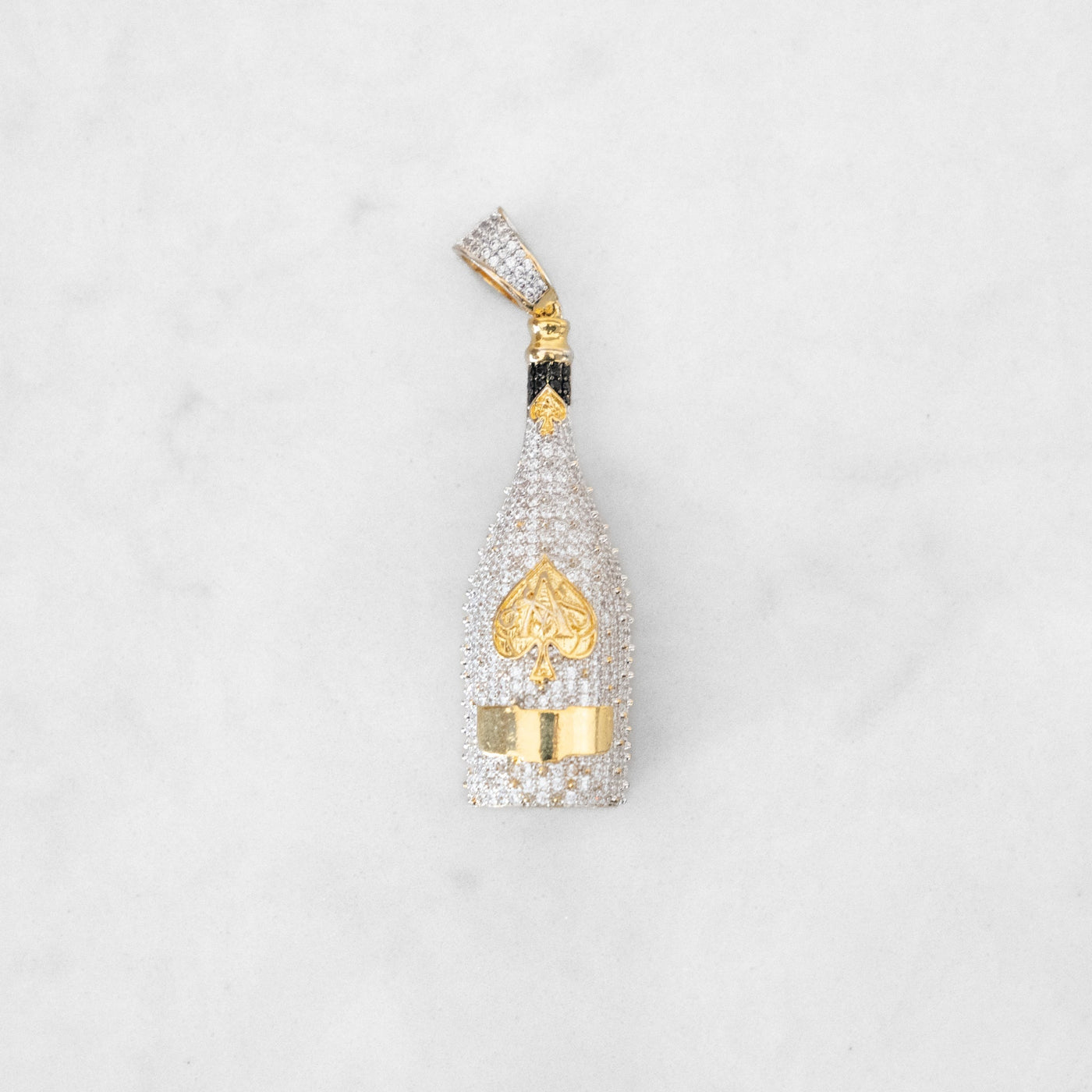 14k - "Ace" Pendant - Ice Out NY