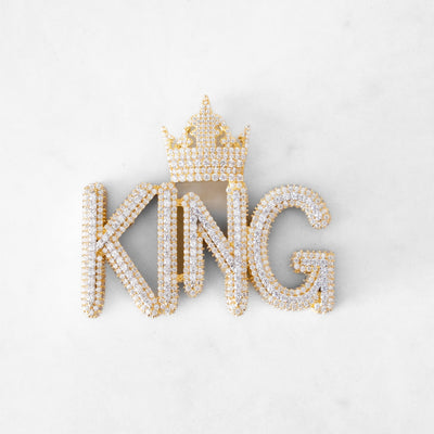 14k - "KING" Pendant - Ice Out NY