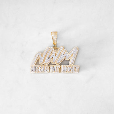 14k - "NWM" Pendant - Ice Out NY