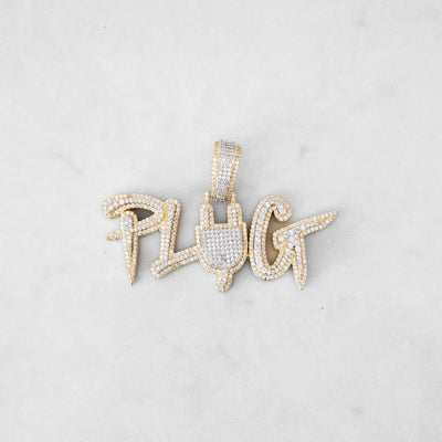 14k - "Plug" Pendant - Ice Out NY