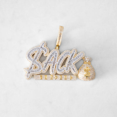 14k - "Stack Chasers" Pendant - Ice Out NY